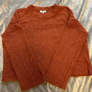 Madewell sweater in rusty orange size small